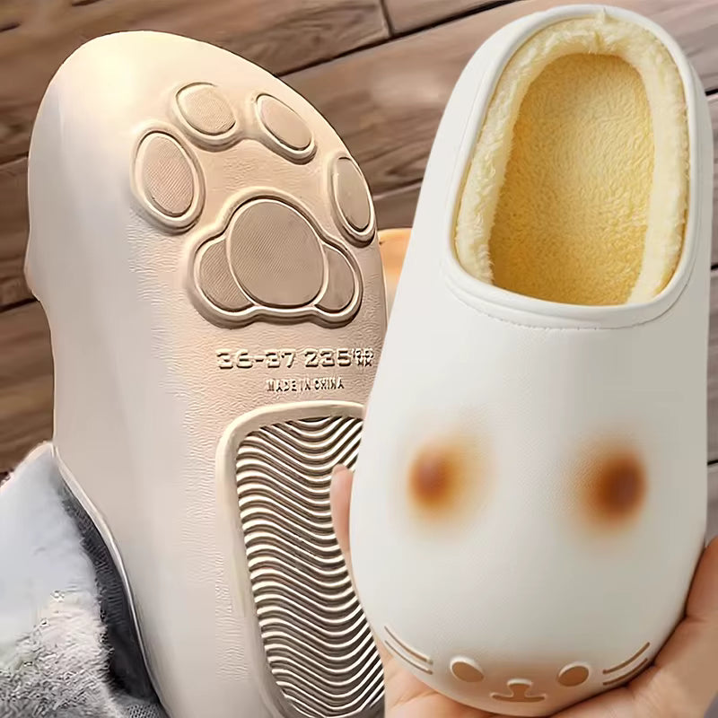 TracePaws Paw Print Slippers