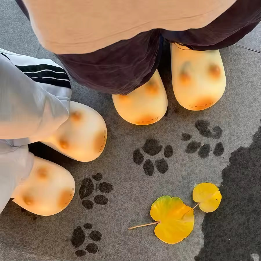 TracePaws Paw Print Slippers